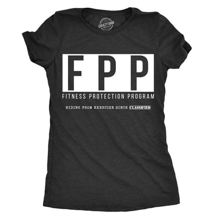 Womens Fitness Protection Program Tshirt Funny Gym Workout Tee For (Best Gym Program For Women)