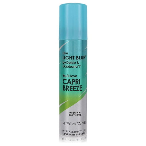 Imposters Capri Breeze by Parfums De Coeur Body Spray 2.5 oz for - Walmart.com