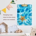 thumbnail image 6 of FMSHPON Starfish Wave Clipboard Hardboard Wood Nursing Clip Board and Pull for Standard A4 Letter 13x9 inches, 6 of 7