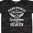 thumbnail image 4 of Inktastic Handpicked for Earth by My Grandpa in Heaven Angel Wings Boys or Girls Baby Bodysuit, 4 of 5