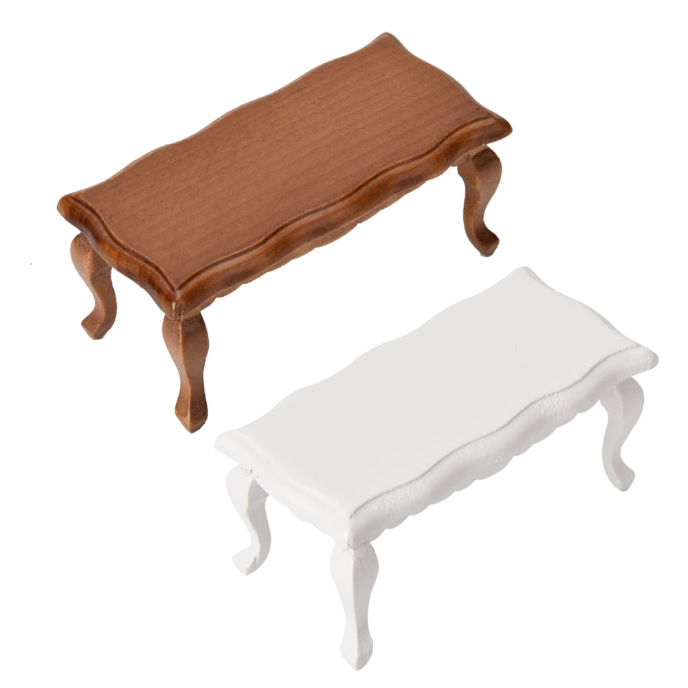 MINI MODEL FURNITURE 1/12 Wooden Miniature Table Doll House Accessories