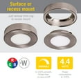 thumbnail image 3 of Armacost Lighting  PureVue RGBW Under Cabinet LED Puck Light Black Satin, 3 of 6