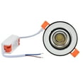thumbnail image 3 of Luz empotrada LED COB de 3,3 pulgadas y 7 W, 6000 K, 100‑264 V, luz de techo empotrada ajustable para dormitorio, 3 of 5