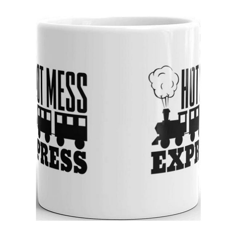 Hot Mess Express Tumbler 40oz, Funny Mom Coffee Mugs With Sayings, Coffee  Cup With Handle, Lid and Straw, Huge Travel Mug Gift Ideas for Her 