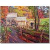 Trademark Art "Memories of Autumn" Canvas Wall Art by David Lloyd Glover