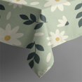 thumbnail image 6 of Floral 60" Square Waterproof Tablecloth, Floral Print Polyester Table Cover, 6 of 6