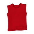thumbnail image 4 of Figuras de hombre, camiseta, chaleco sin mangas, trajes 1:6, disfraz hecho a mano, ropa de muñeca en miniatura para accesorios de figuras de acción de rojo, 4 of 8