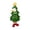 E, variant on Resin Christmas Duck Decoration with Santa Hat and Red Stocking Design, White and Red, for Home Tabletop Mantel Display, Festive Figurine