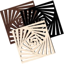 Soimiss Decorative Wall Decor Wooden Wall Art Decor Maple Wood Grain 3Pcs