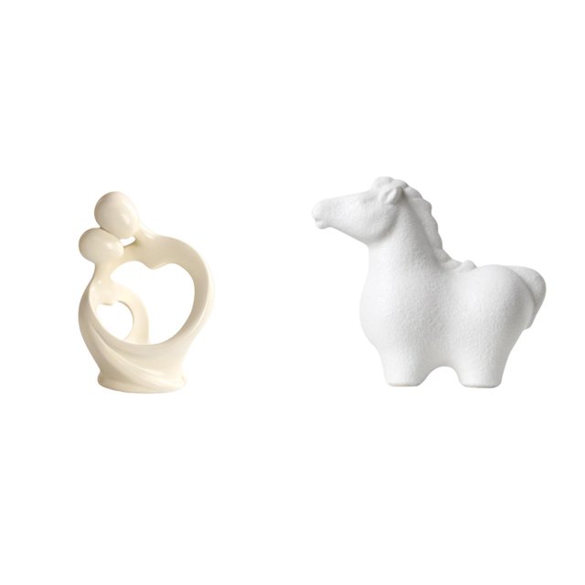 Colección de esculturas artísticas de con estatuas de amantes y caballos para escritorios, armarios, , oficinas, hogares, salas de esta