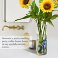 thumbnail image 4 of Plastic Vase 11.8 x 3.9 Inch Vase Transparent Non-Breakable Plastic Ornamental Culture Bottle Storage Jar Modern Family Wedding Decoration Blue Beautiful Cat, 4 of 6