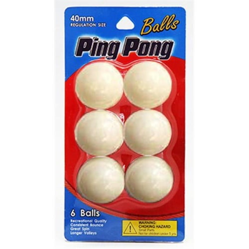 6 Ping Pong Ball - Walmart.com 