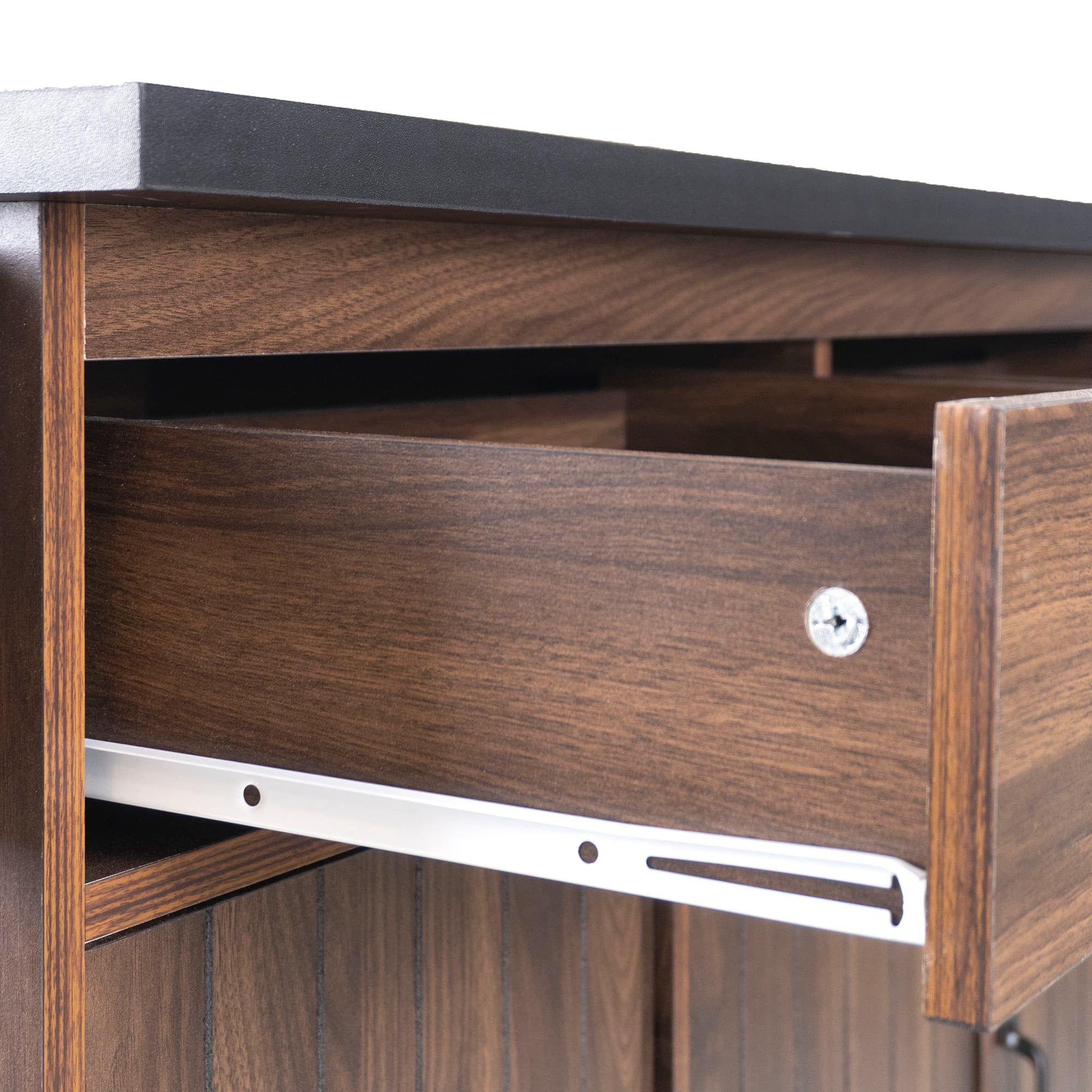 MAYEERTY Kitchen Island Trash Storage Drop Leaf Extra Counter Space Kitchen