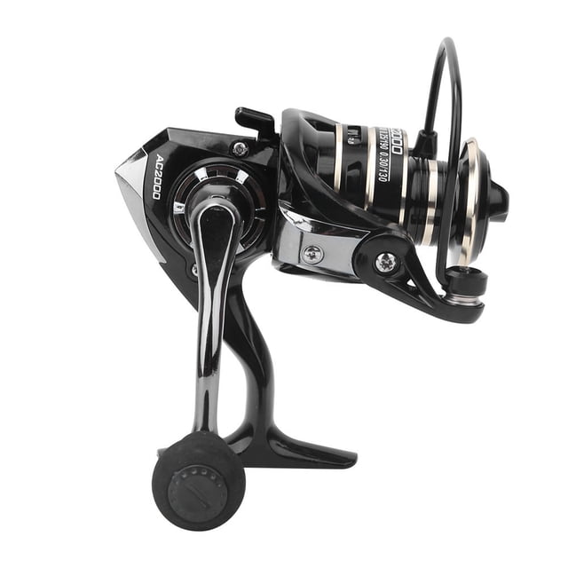 Moulinet de Pêche, Moulinet de Pêche, Équipement de Pêche Moulinet de Pêche en Métal pour Pêche à la Roue Pêche Extérieure Moulinet de Pêche sur Glace AC2000