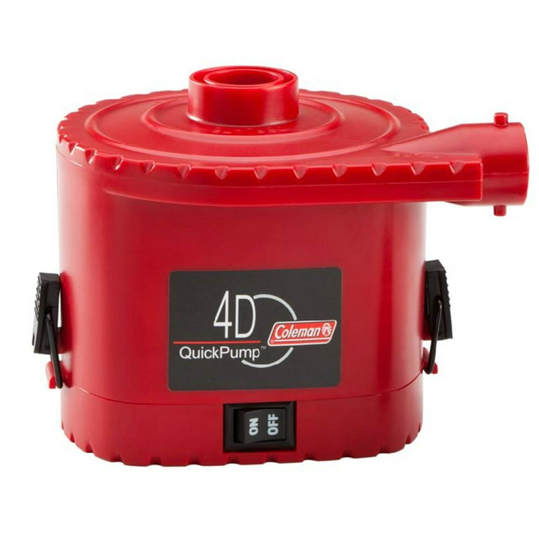 Coleman 4D Battery QuickPump Electric Air Pump Black