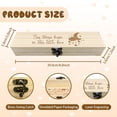 1 pc Rectangle Wooden Pregnancy Test Keepsake Box with Lock Baby ...
