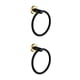 thumbnail image 2 of Soporte para Toallas de Mano Bewildely Acero Inoxidable Oro Negro 2piezas, 2 of 5