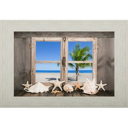 Pictures and Mirrors Coastal Framed Photographic Print