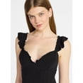 thumbnail image 3 of No Boundaries Maxi Dress with Flutter Sleeves, Women's XXS-XXL, 3 of 4