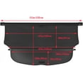 thumbnail image 3 of munirater For Honda CRV 2017-2018 2019 Retractable Cargo Cover Black Security Trunk Shade, 3 of 8