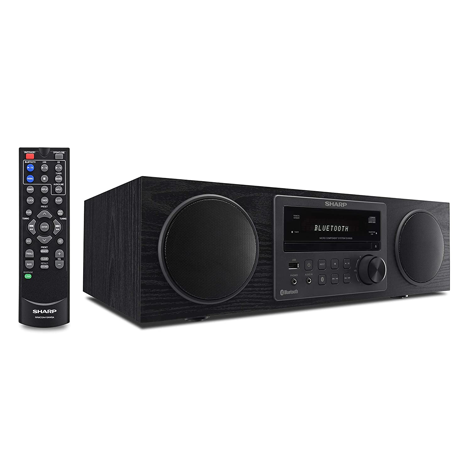 Sharp Vintage Style Modern Retro Look Micro Component Wireless
