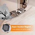 thumbnail image 4 of Upgraded Multi-Purpose Magnetic Guide for Sewing Machine,Universal Silver 2PCS, 4 of 5