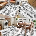 thumbnail image 5 of Coastal Nautical Area Rugs 3'x5', Washable Small Throw Rugs for Living Room Bedroom, Summer Ocean Sea Corals Palm Trees Indoor Outdoor Rug Non-Slip Low Pile Carpet Runner Reversible Floor Mats, 5 of 8