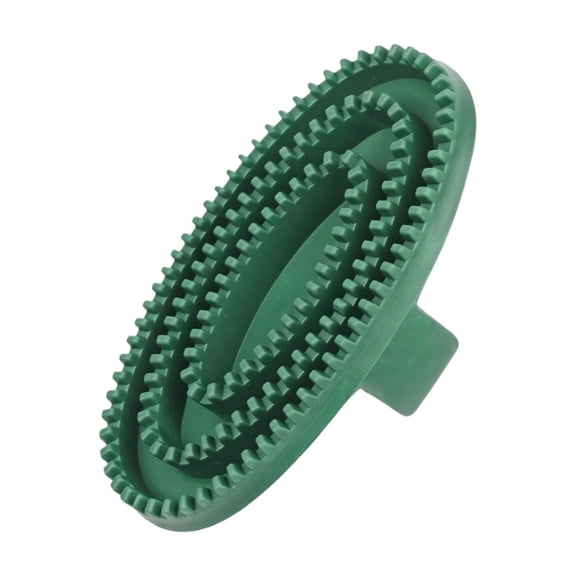 Dog Bath Brush Scrubber Silicone Rubber Pet Grooming Brush Dog Brush for Bathing Grooming Green 1 Pack