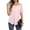 Pink, variant on VERABENDI Women's Tops Plus Size Summer Raglan Bell Short Sleeve Crew Neck Lady Casual Blouses, S-3XL