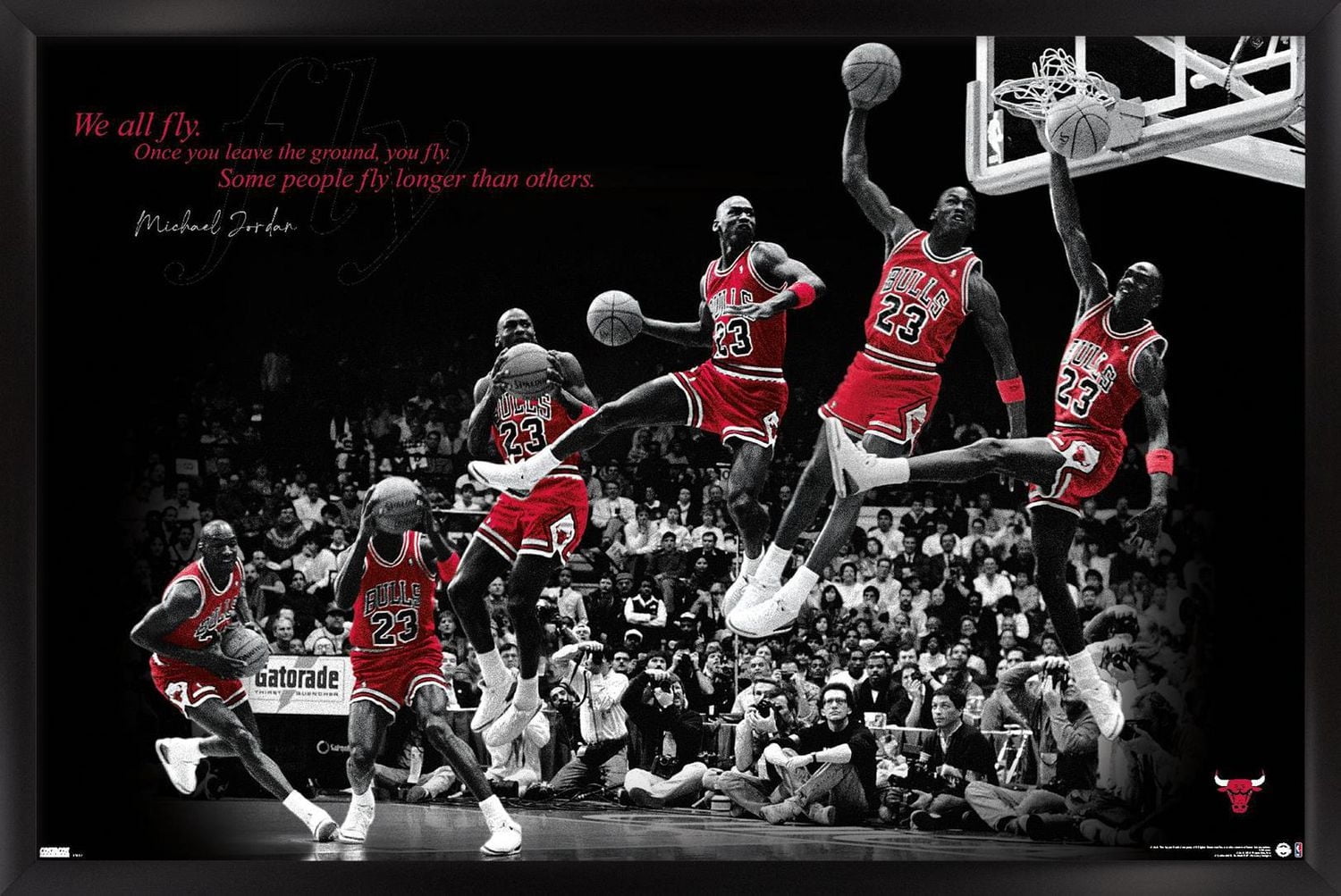 Michael Jordan - Fly Wall Poster