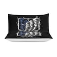thumbnail image 3 of Attack on Titan Anime Home Bed 3-piece Set, Classic Japanese Anime Polyester Wash Student Dormitory Set, 3 of 5