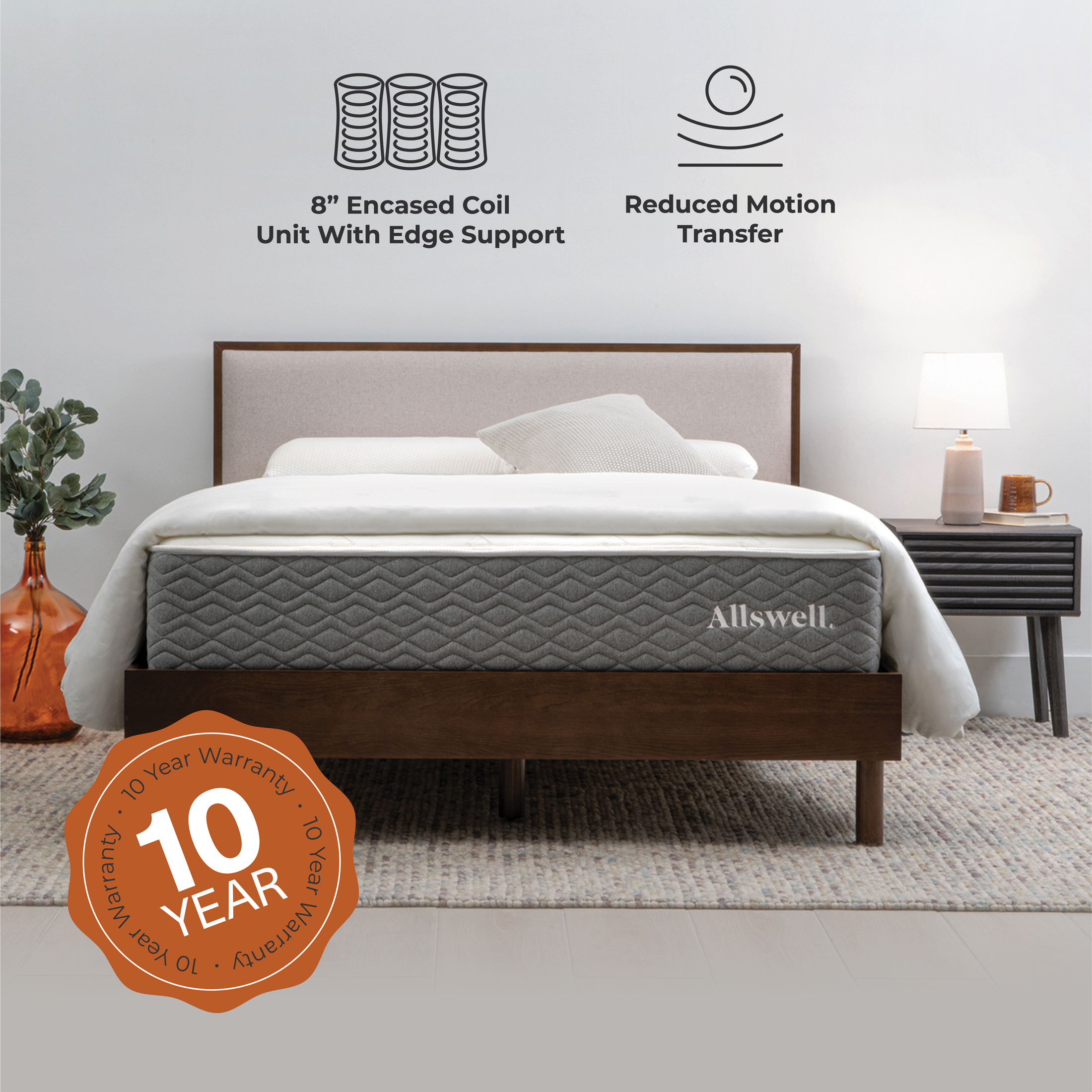 The Allswell Luxe 12" Bed in a Box Hybrid Mattress, Queen - image 4 of 7