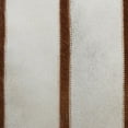 thumbnail image 3 of HomeRoots 20" X 20" Brown And Ivory Striped Faux Leather Zippered Pillow, 3 of 10