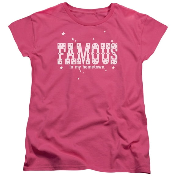- Famous - Women's Short Sleeve Shirt - Large