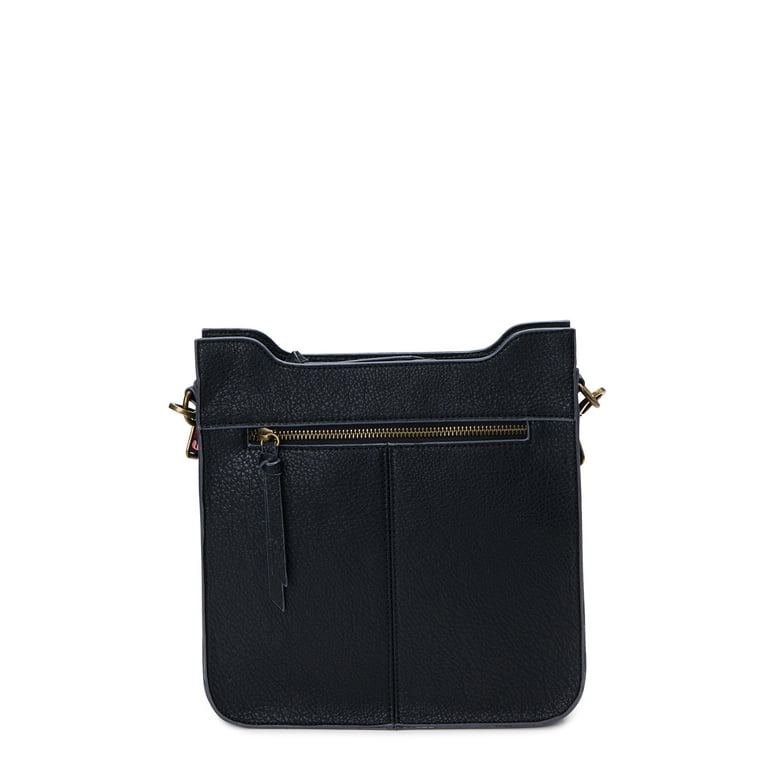 The Pioneer Woman Tooled Faux Leather Crossbody Bag with Studs