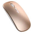 thumbnail image 2 of AuroraX Wireless Mouse for Laptop Computer Silent Mouse Rechargeable Dual-Mode Portable Bluetooth 5.0 Computer Accessories for Desk Gold, 2 of 3