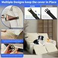 thumbnail image 5 of Hemvt 100% Waterproof Recliner Couch Covers 2 Seater, 1-Piece Washable Reclining Sofa Cover, Non-Slip Recliner Chair Cover with Pocket, Elastic Straps for Dogs, Pets, Beige, 5 of 12