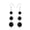 Black, variant on Womens White Crystal Pave Disco Balls Dangle Earrings Silver