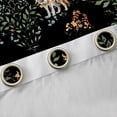 thumbnail image 4 of Erosebridal Tropical Flower Black Out Curtains, Woodland Animal Deer Wolf Curtains Pack of 2 (42x63 Each), 4 of 6