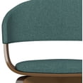 thumbnail image 5 of Simpli Home Lowell Bentwood Dining Chair in Light Turquoise Blue Linen Look Fabric, 5 of 10