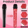 thumbnail image 4 of Sparkle Microphone Sleeve Wireled Mic Hand Cover for &TV Show for Microphones Red, 4 of 9