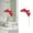 red-27.17 Inch, variant on Artificial Real Touch Orchids Flowers, 9 Heads Faux Butterfly Orchid Long Branch, Artificial Flowers Real Touch Phalaenopsis, Fake Silk Orchids with Stem Leaves for Day Home Office Decor 1Pcs