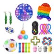 thumbnail image 3 of Honganda 23Pcs/24Pcs/25Pcs/30Pcs Sensory Toys Set, Stress Relief Games Kit, 3 of 9