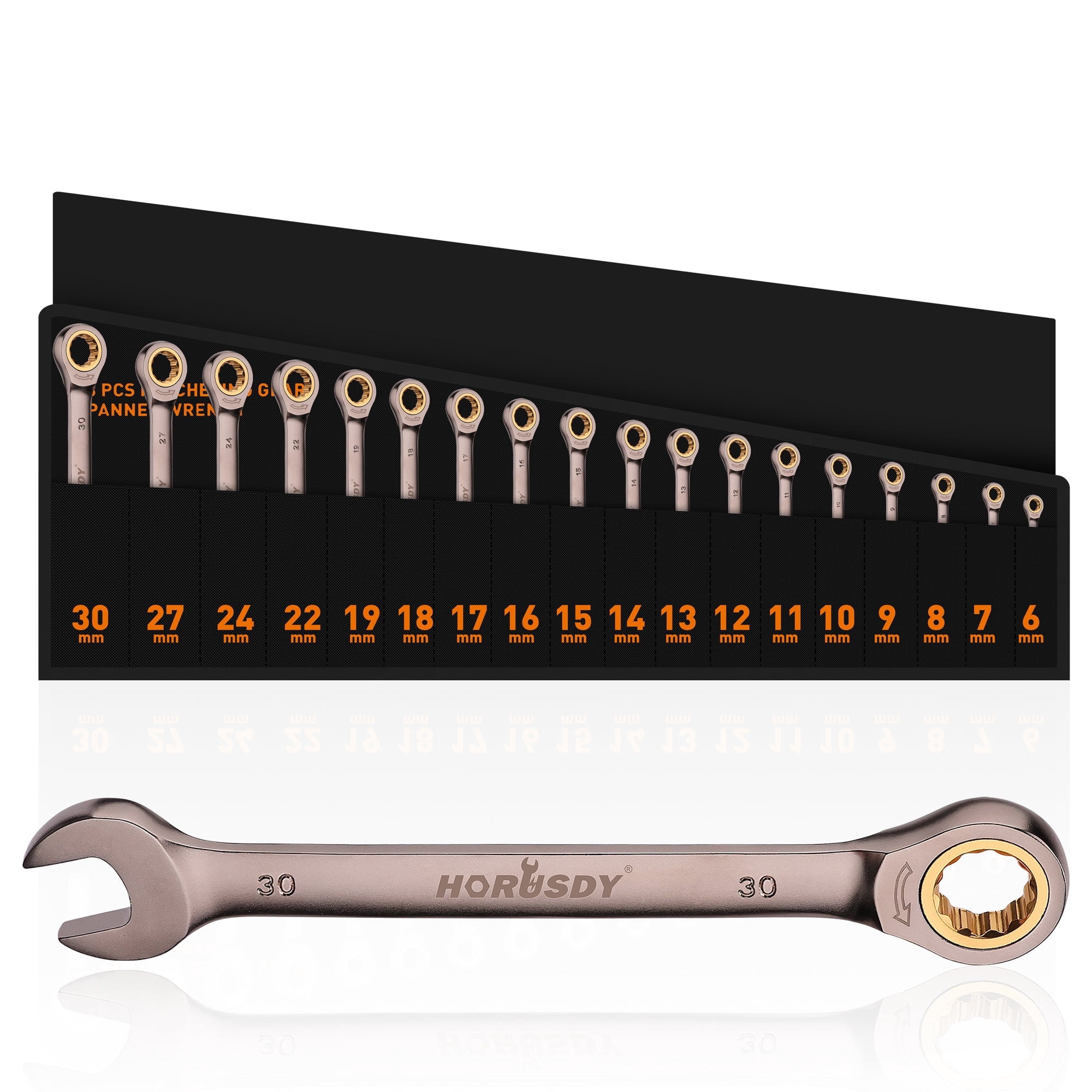 SW-Stahl Professional Torque Wrench Set - 1/2" Drive, 40-200 Nm, With Ratchet & Ring Spanners, 9-Piece