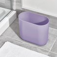 thumbnail image 3 of Bote de basura iDesign Cade de plástico ovalado con glicina, color morado, 2,8 L, 3 of 3