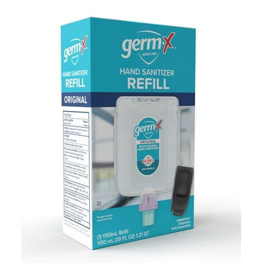 Germ-X OmniPod Hand Sanitizer Dispenser Refill, 1150 mL 62% Alcohol Hand Sanitizer with Vitamin E
