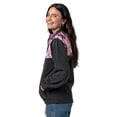 thumbnail image 3 of TrailCrest Women’s Fleece Long Sleeve Full Zip Jacket Coat, Charcoal & Pink Camo, 3X, 3 of 10