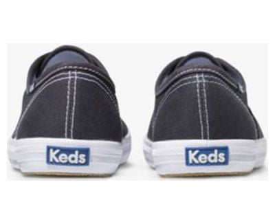 Keds Women's Casual and Dress Classic Canvas Lace Up Sneaker, Black, Size 10