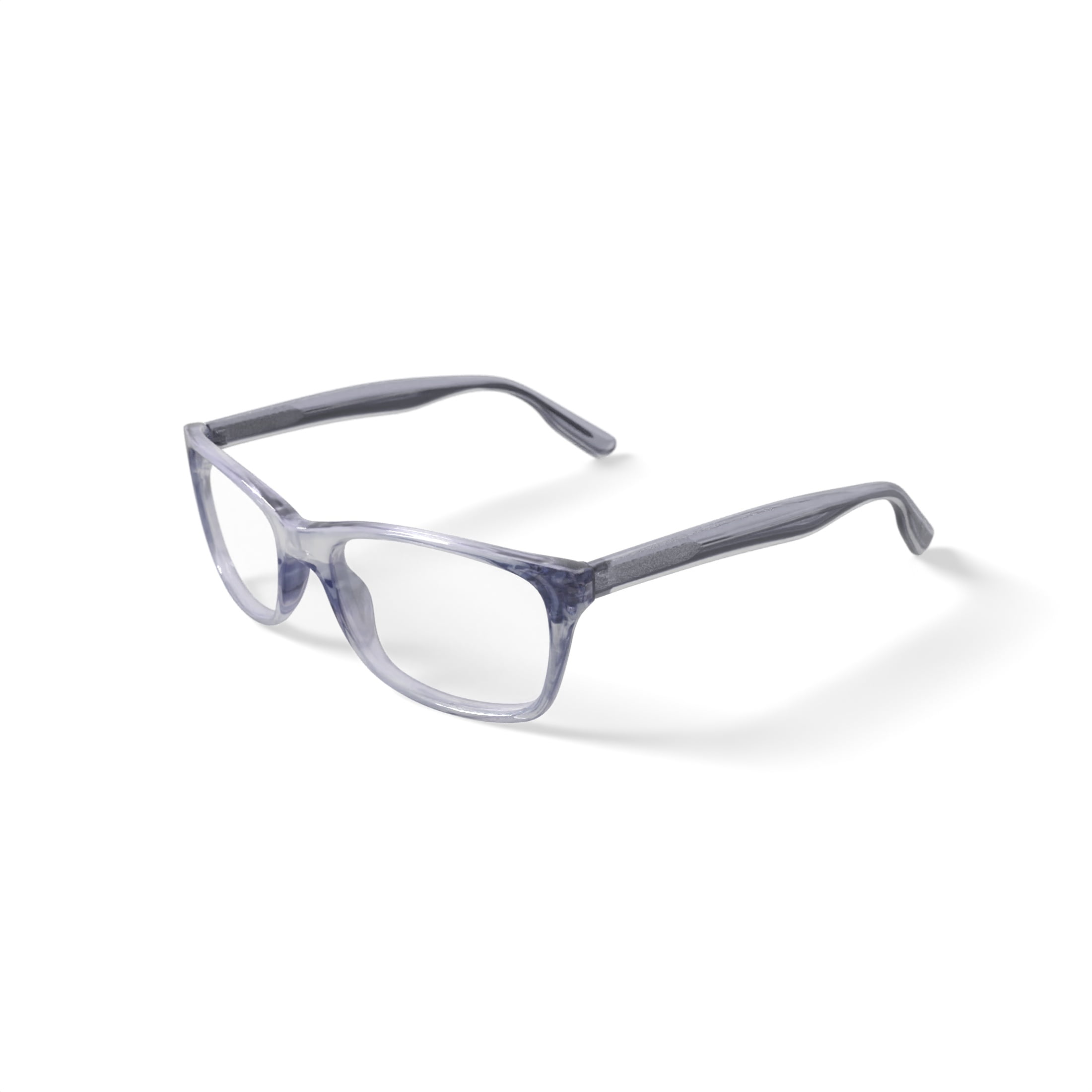 M America Men's MU106F Rectangular Prescription Eyeglasses with Case, Crystal