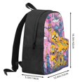 thumbnail image 3 of Adventure Time Jake The Dog Backpacks Lightweight Bookbags Casual Daypack For Travel Work Hiking, 3 of 8